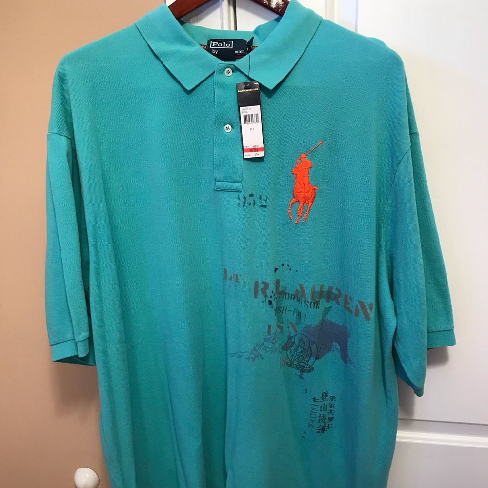 Polo Ralph Lauren Big Pony Shirt Size 3XLT NWT.